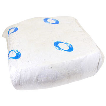 Wiping Rag, Cotton/Fleece, White
