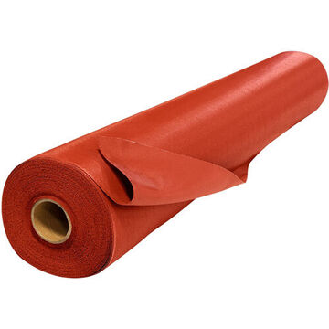 Couverture de soudage, 40 pouce wd, 50 yd lg, 0.017 pouce thk, 17 oz, fibre de verre, rouge