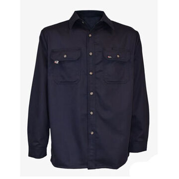 Deluxe, Multi-purpose Work Shirt, S, Navy Blue, 88% Cotton, 12% High