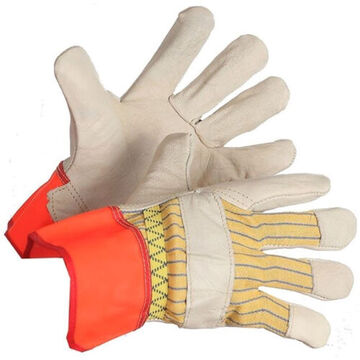 Work Gloves, Grain Leather Palm