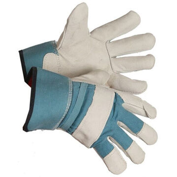 Work Gloves, Buffalo Grain Leather Palm