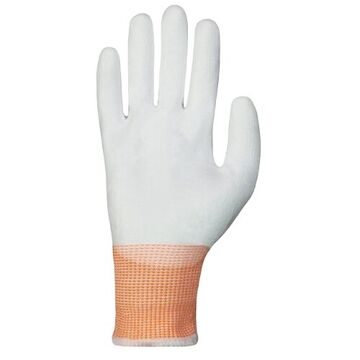 Lightweight Work Gloves, Dyneema®, Polyurethane Palm, White, 