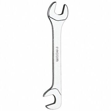 Wrench, 14 mm, Open End, 4-23/32 in lg
