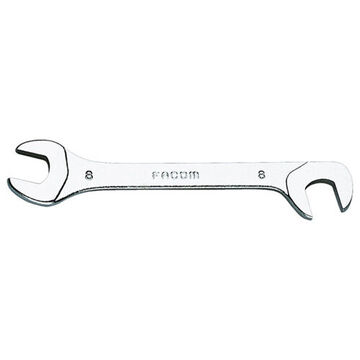 Wrench, 17 mm, Open End, 5-33/64 in lg