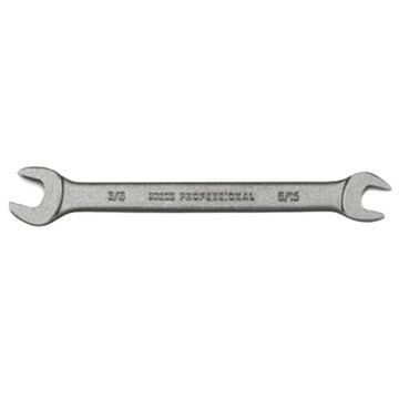 Wrench, 5/16 x 3/8 in, Open End, 5-1/4 in lg