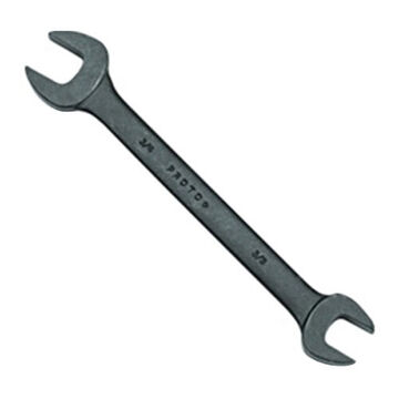 Wrench, 1/2 x 9/16 in, Open End, 7-7/64 in lg