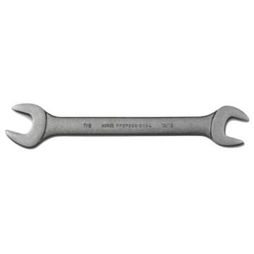 Wrench, 13/16 x 7/8 in, Open End, 10-15/64 in lg