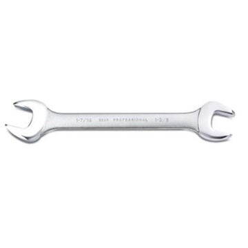 Wrench, 1-3/8 x 1-7/16 in, Open End, 15-3/4 in lg