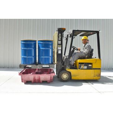 Ultra-spill King - Drum Pallet, 4 Drums, 6500 Lb, 85 Gal, 17.5 In Ht