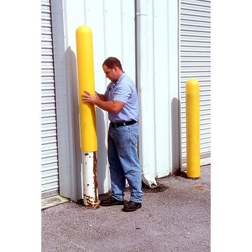 Bumper Post, 52 In Ht, Yellow