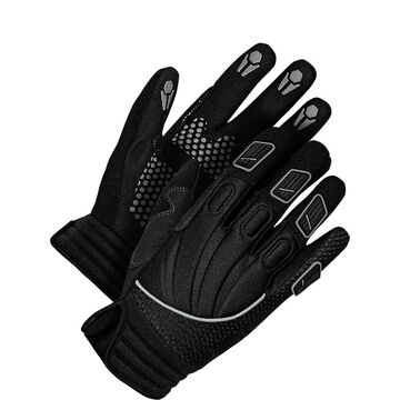 Gloves Mechanic, Ladies Performance, Leather, Black, Neoprene Backing