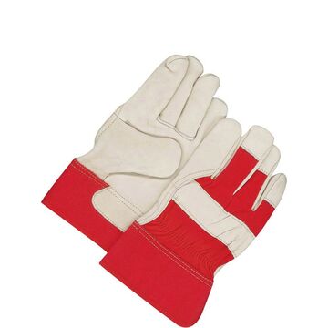 Gants en cuir, très grand, rouge