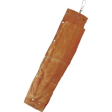Porte-canne à souder, cuir de vachette, marron, taille unique