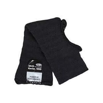 Cut Resistant Sleeve, 2-1/4 In W, 10 In Lg, Kevlar, Black