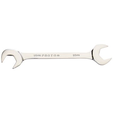 Angle Wrench, 16 Mm, Open End, 12 Points, 6-1/8 In Lg
