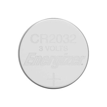 Button Coin Battery, Lithium, 3 V, 1550 mAh