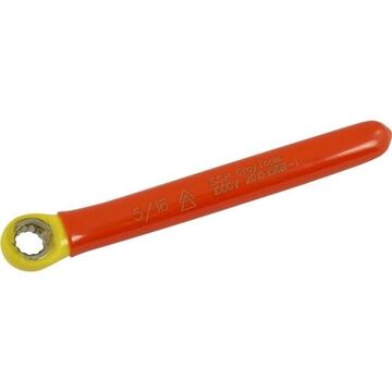 Insulated Box End Wrench, 5/16 In Opening, 12-point, 5 In Lg