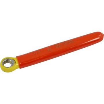 Insulated Box End Wrench, 3/8 In Opening, 12-point, 5.5 In Lg
