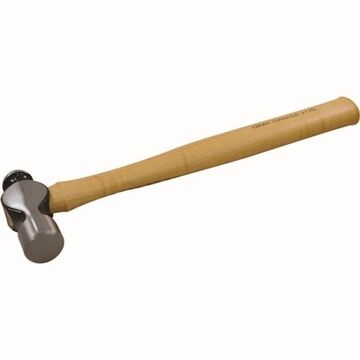 Ball Pein Hammer, 10-3/4 in lg, Polished, 4 oz, Drop Forged Steel