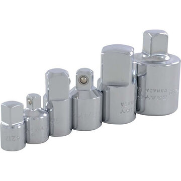 Adapter Set, 6-Piece, Chrome