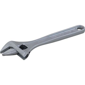 Heavy Duty Adjustable Wrench, 1.08 in Opening, 8 in lg