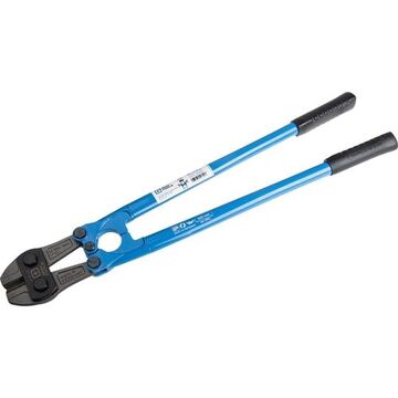 Heavy-Duty Bolt Cutter, 5/16 in Cut Capacity, 3 in lg Blade, Oval Steel Tube, Chrome-Vanadium Steel