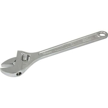 Wrench Adjustable, 1.7 In Opening, 15 In Lg