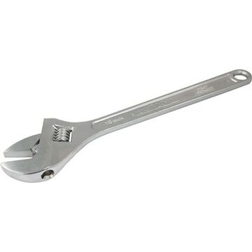 Adjustable Wrench, 2.1 In Opening, 18 In Lg