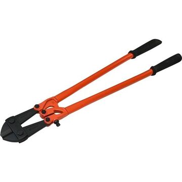 Bolt Cutter, 11/16 to 7/16 in Cut Capacity, 7 in Blade, Steel Tubular with Rubber Grip, Chrome-Vanadium Steel