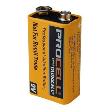 Battery, Alkaline, 9 V, 550 mAh