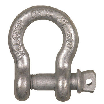 Screw Pin Anchor Shackle, Screw, 5/8 in dia Pin, 3.25 ton, Alloy Steel