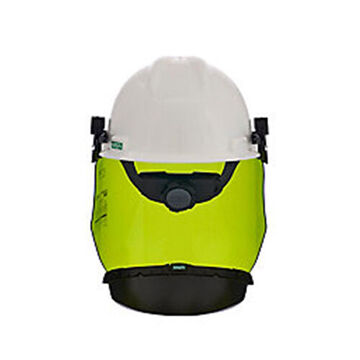 Arc Flash Helmet and Visor Kit, White Black