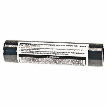 Battery Pack Rechargeable, Nimh Battery, 4 Hr Run Time
