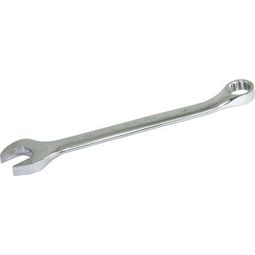 SAE Combination Wrench, 11/16 in Opening, Combination, 12-Point, 8.87 in lg, 15 deg