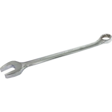 SAE Combination Wrench, 1-1/4 in Opening, 12-Point, 16.75 in lg, 15 deg