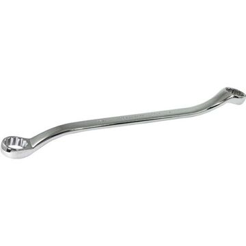 Uninsulated Box End Wrench, 15/16 X 1 In Opening, Straight, 12-point, 14.4 In Lg, 15 Deg
