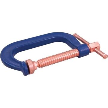 C-Clamp, 3 in dp Throat, 0 to 4 in
