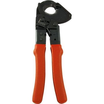 Ratcheting Cable Cutter, 10 in lg, Non-Slip