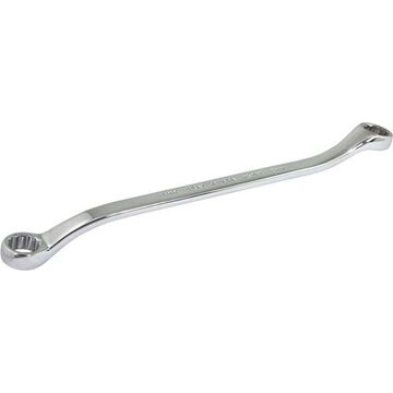 Uninsulated Box End Wrench, 14 X 15 Mm Opening, Straight, 12-point, 10 In Lg, 15 Deg