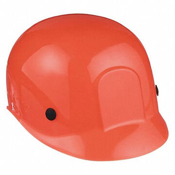 Bump Cap, 6-1/2 To 8 In Fits Hat, Orange, Polyethylene, Pinlock