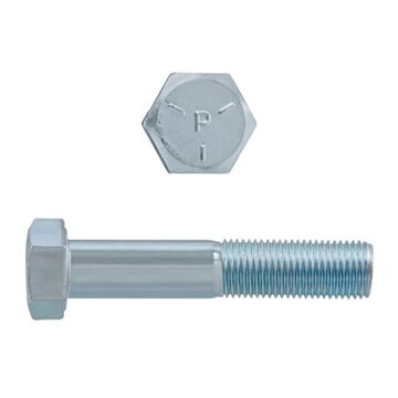 Cap Screw, 3/4 in-10, 3-1/2 in lg, Grade 5, Medium Carbon Steel, Bright Electro-Plated with Chromate