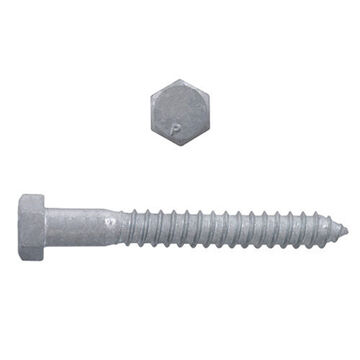 Cap Screw, 1/4 in Thread, 3 in lg, Grade 18.8, Steel, Galvanized