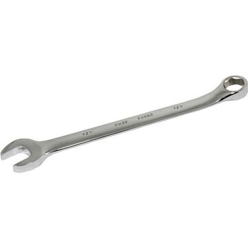 Combination Wrench, 1/2 in Opening, Combination, 6-Point, 7 in lg, 15 deg