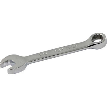 SAE Combination Wrench, 5/16 in Opening, Combination, 12-Point, 3.25 in lg, 15 deg