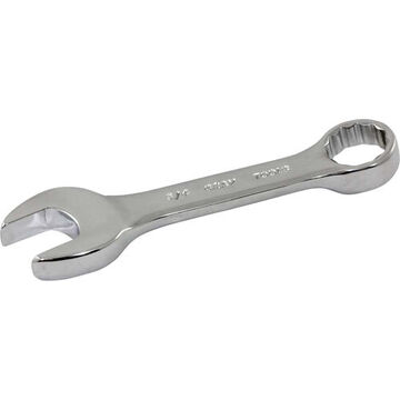 SAE Combination Wrench, 3/4 in Opening, Combination, 12-Point, 6.75 in lg, 15 deg