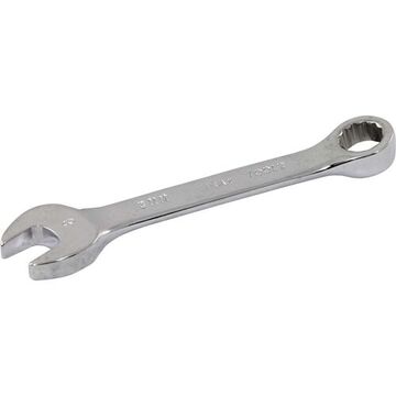 Metric Combination Wrench, 8 mm Opening, Combination, 12-Point, 83 mm lg, 15 deg