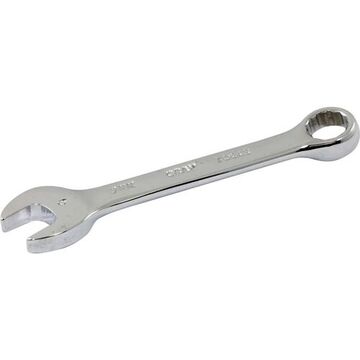 Metric Combination Wrench, 9 mm Opening, Combination, 12-Point, 106 mm lg, 15 deg
