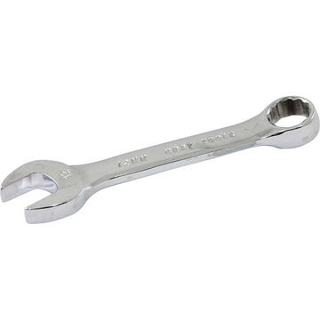 Metric Combination Wrench, 12 mm Opening, Combination, 12-Point, 133 mm lg, 15 deg