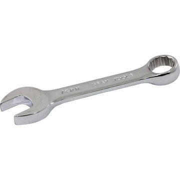 Metric Combination Wrench, 14 mm Opening, Combination, 12-Point, 146 mm lg, 15 deg