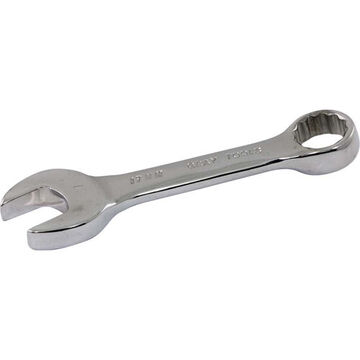 Metric Combination Wrench, 17 mm Opening, Combination, 12-Point, 165 mm lg, 15 deg
